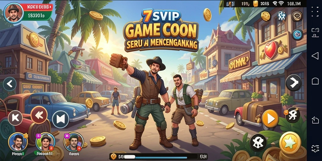 Tampilan gameplay <strong>7SVIP</strong> yang penuh dengan aktivitas manajemen Tycoon.