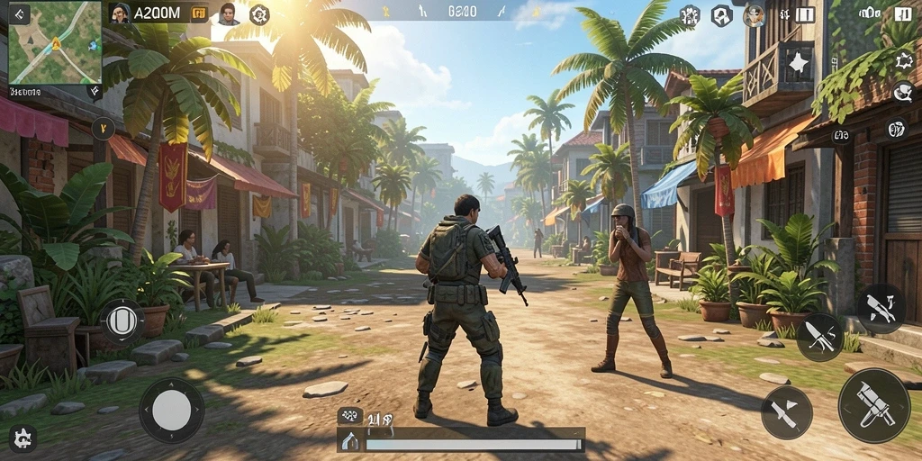 Tampilan gameplay A200M yang menarik dan interaktif.