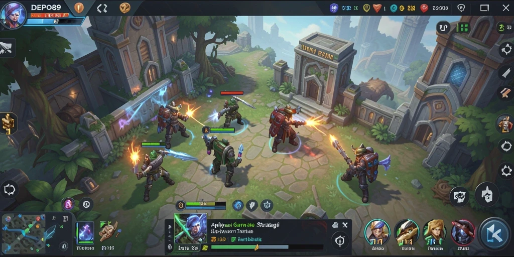Tampilan menarik dari gameplay strategis DEPO89.