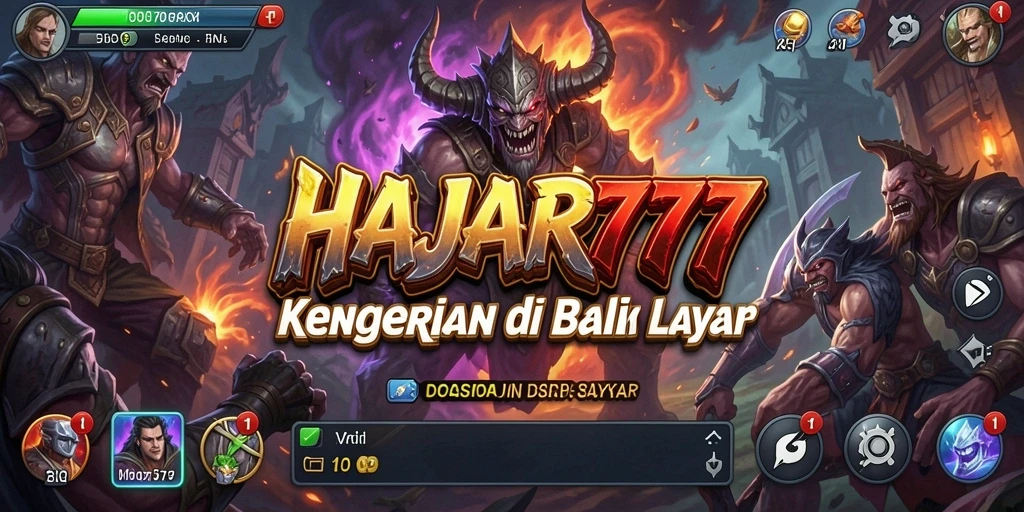 Gameplay menyeramkan dengan suasana mencekam di HAJAR777.