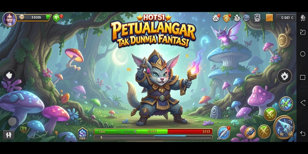 Tampilan gameplay HOT51 yang seru dan menegangkan.