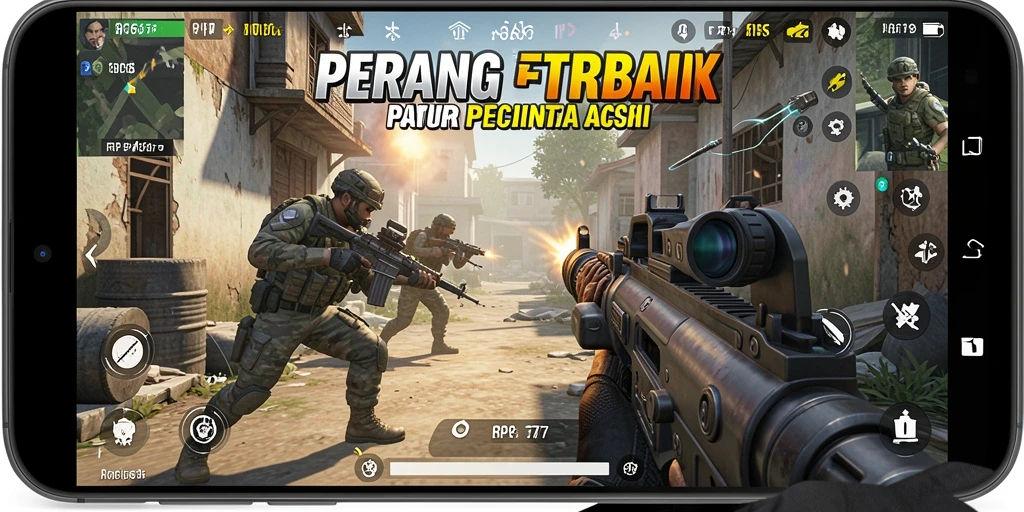 Screenshot gameplay RP6677 menampilkan aksi menembak yang mendebarkan.