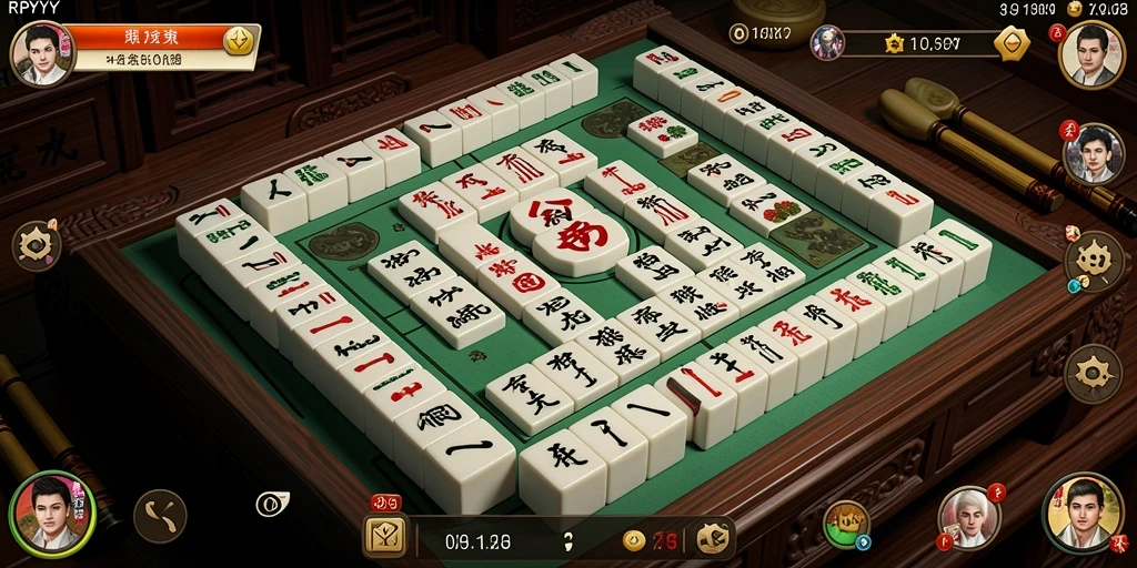 Tampilan gameplay Mahjong yang menarik di RPYYY.