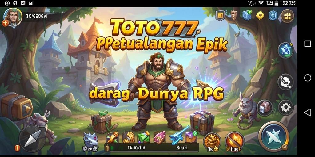 Tampilan permainan RPG TOTO777 yang memukau dan menegangkan.
